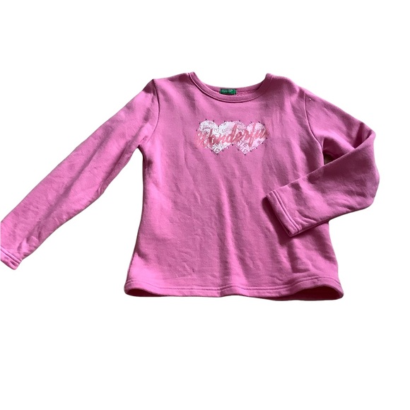 United Colors of Benetton Girls Sweatshirts Set Size Small - Picture 2 of 6